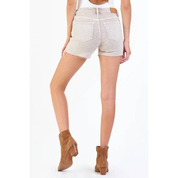 NEW DEAR JOHN DENIM gigi high rise denim shorts in sesame - Picture 3 of 4